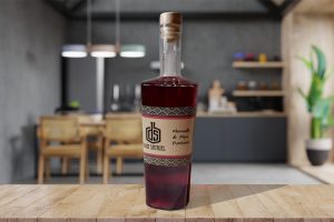 Una botella de pisco don Samuel